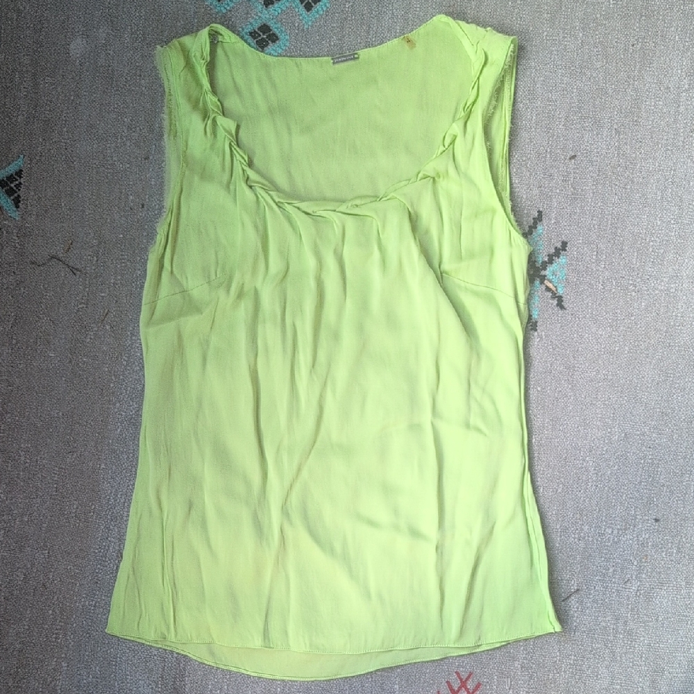 Elie Tahari Light Green Tank Top